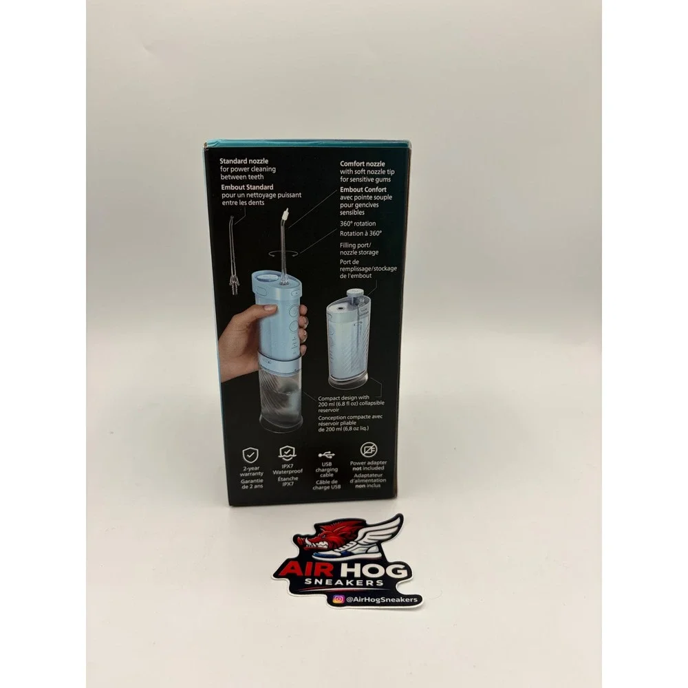Philips Sonicare Compact Flosser 1000 Light Blue Oral Irrigator HX3801/21